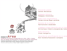 Tablet Screenshot of espaciokrea.org